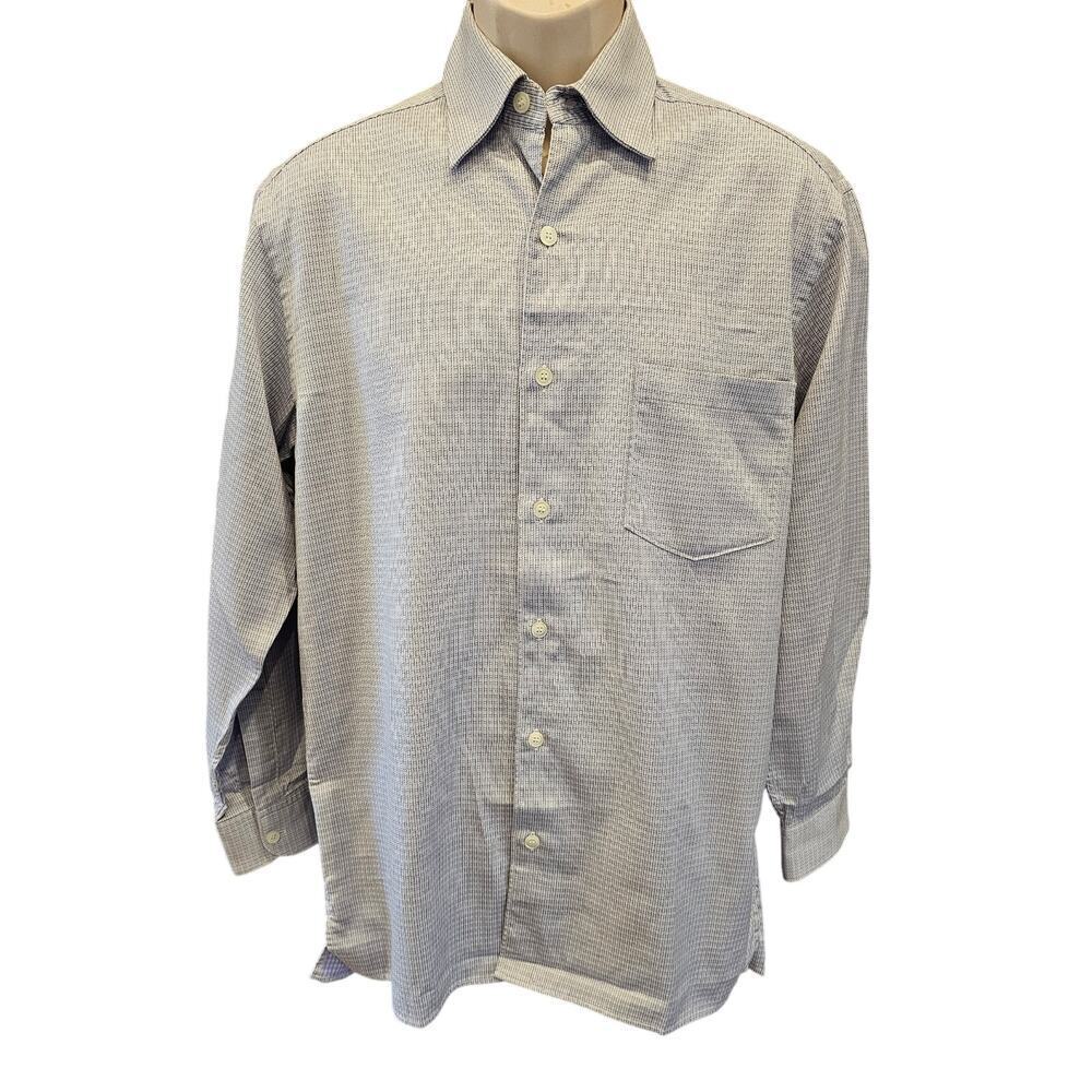 Ermenegildo Zegna turkey light purple lavander proffesional button up sz M EUC